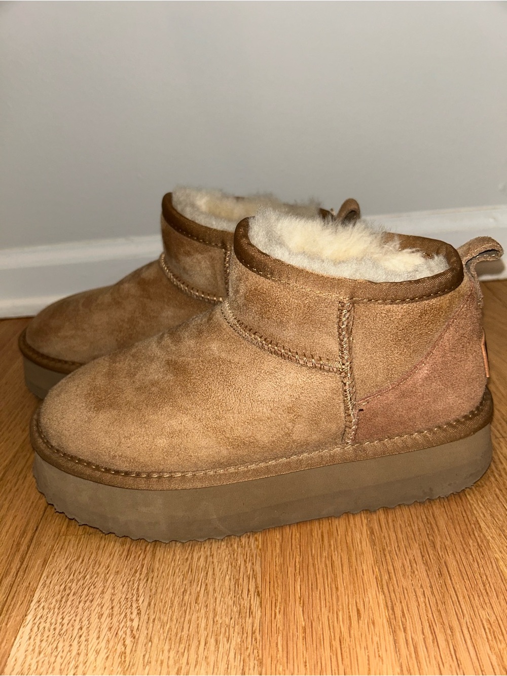 UGG Classic Ultra Mini Platform Brown Platform Boots